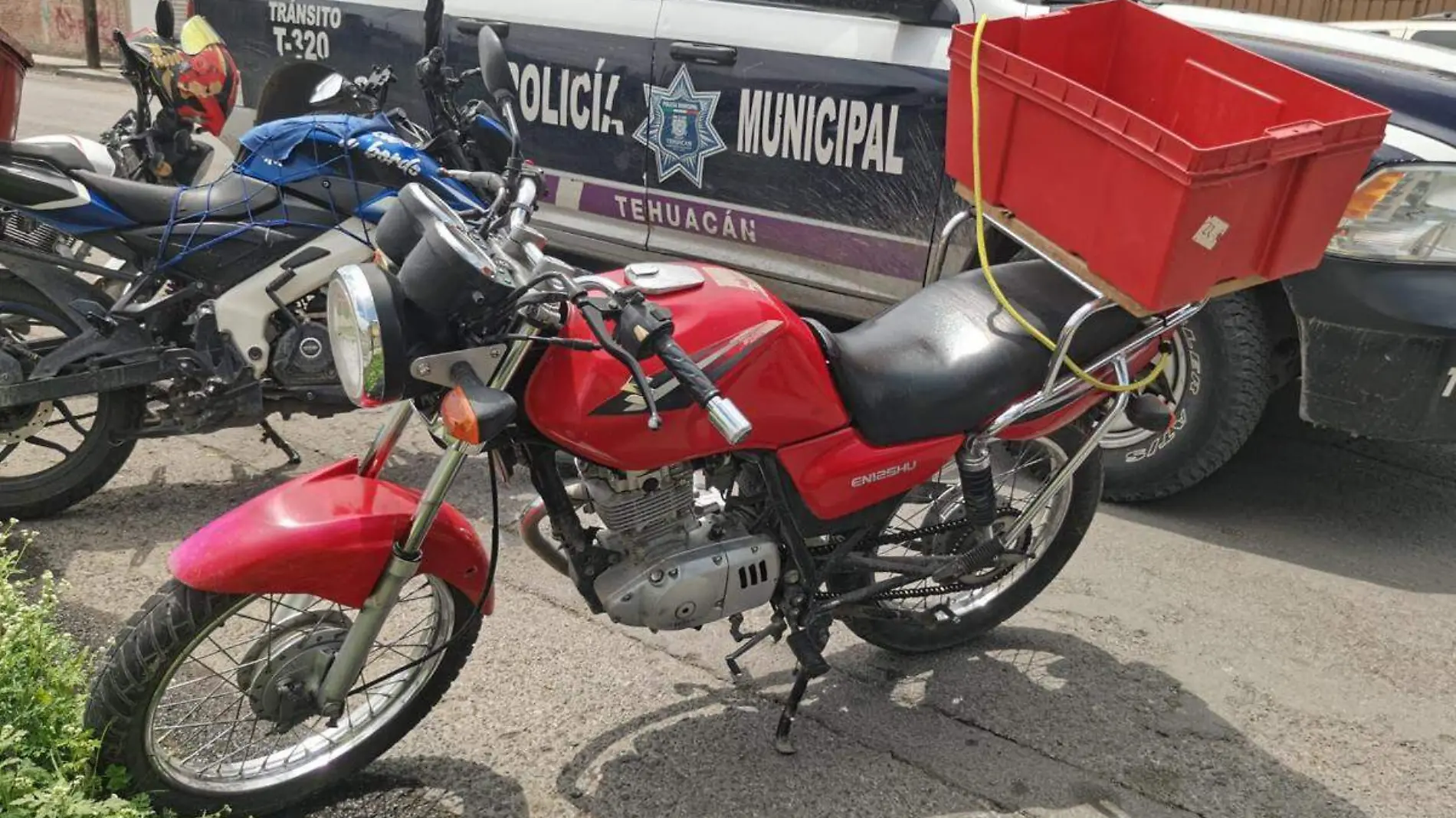 motociclista lesionado en Tehuacan